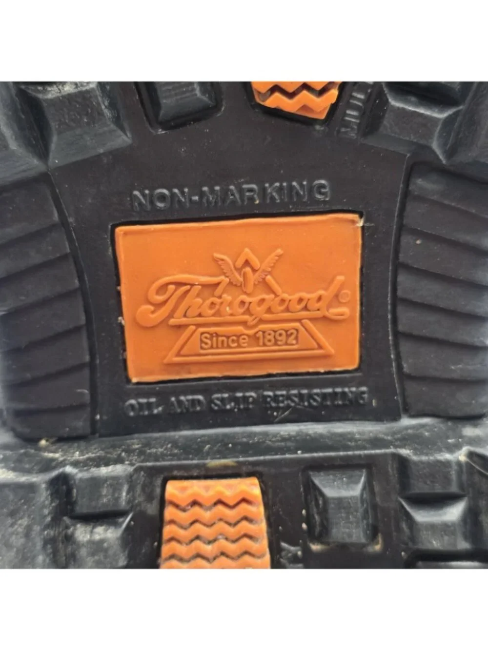 Thorogood VGS 300 GS Work Boots Mens 12 Brown Leather Safety Toe Slip Resistant
